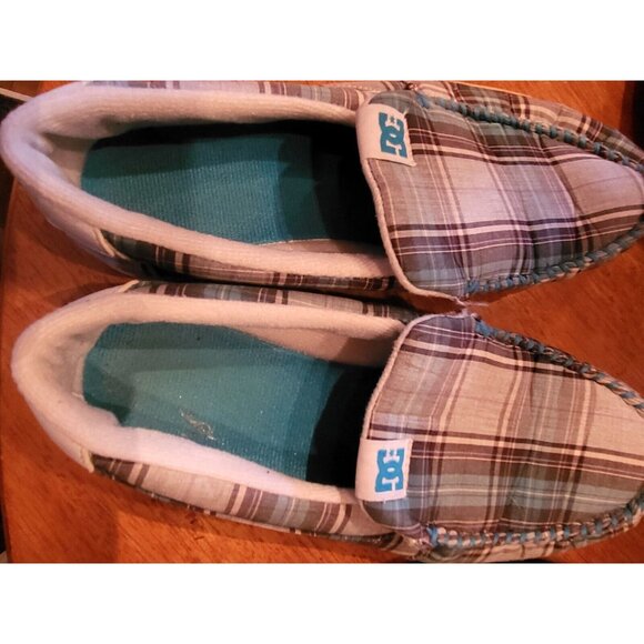 DC Skate Sneakers Shoes Chunky Size 8 Women's Plaid lot of 2 Pairs Comfy - Picture 2 of 5